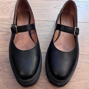 Madewell Leather Lug Sole Mary Janes- " The Freya"